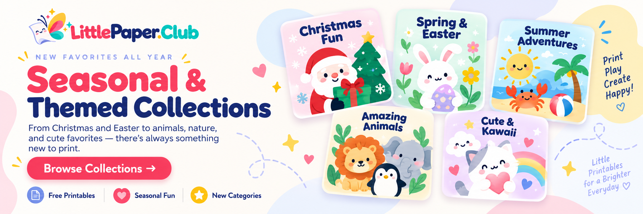 LittlePaper Club seasonal illustration