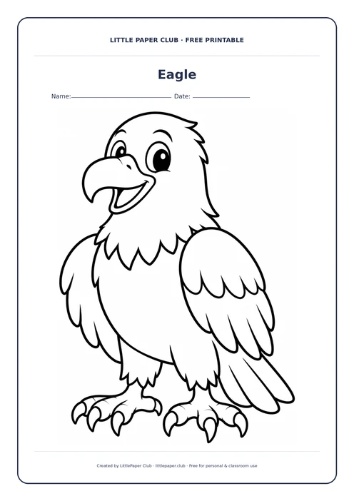 Eagle Coloring Page