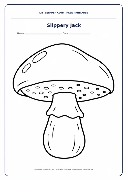 Slippery Jack Coloring Page