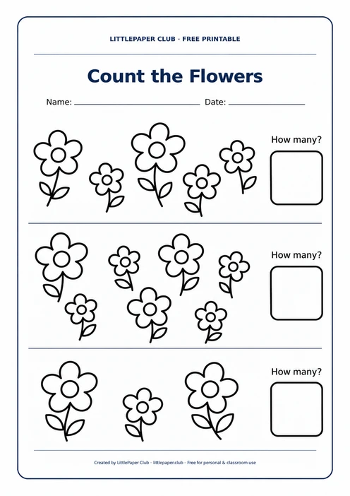 Count the Flowers