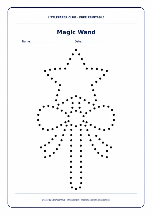 Magic Wand Dot Tracing
