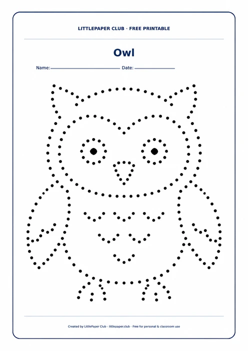 Owl Dot Tracing