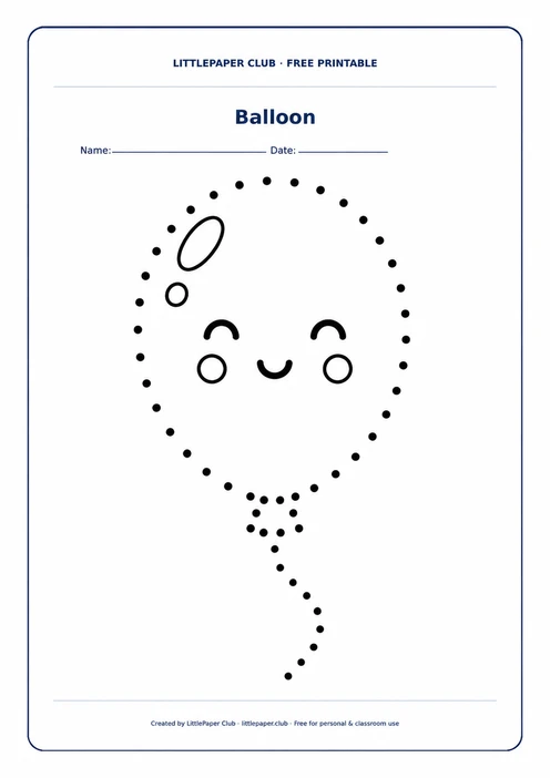 Balloon Dot Tracing